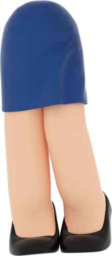3D People Body Skirt Attire